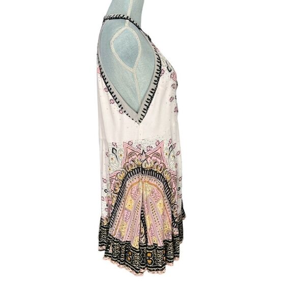 Free People Steal The Sun Printed Tunic Top Size M - Picture 5 of 9